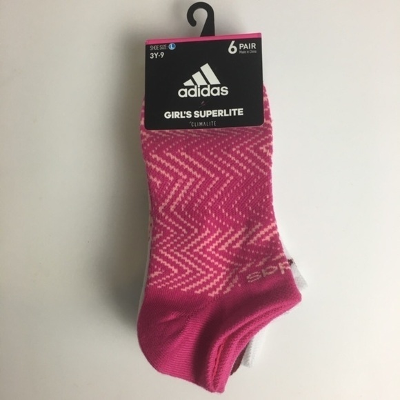 NWT Adidas No Show Superlite Socks 6-Pair - Picture 1 of 6